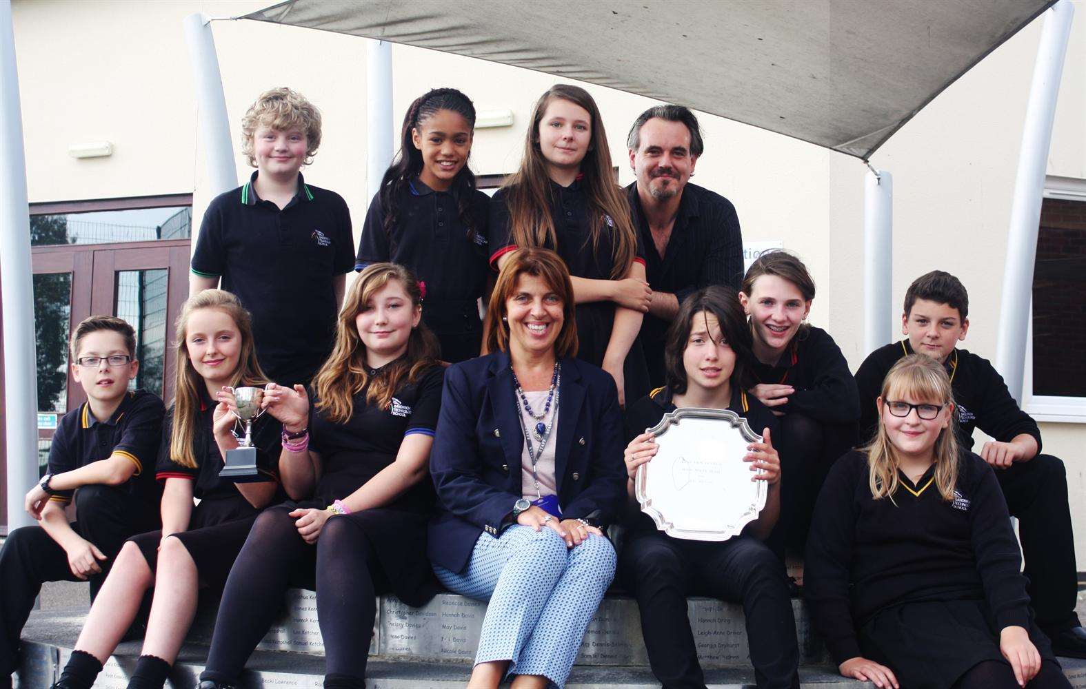 pupils-at-sandwich-technology-school-celebrate-after-winning-two-awards-at-kent-film-festival-in