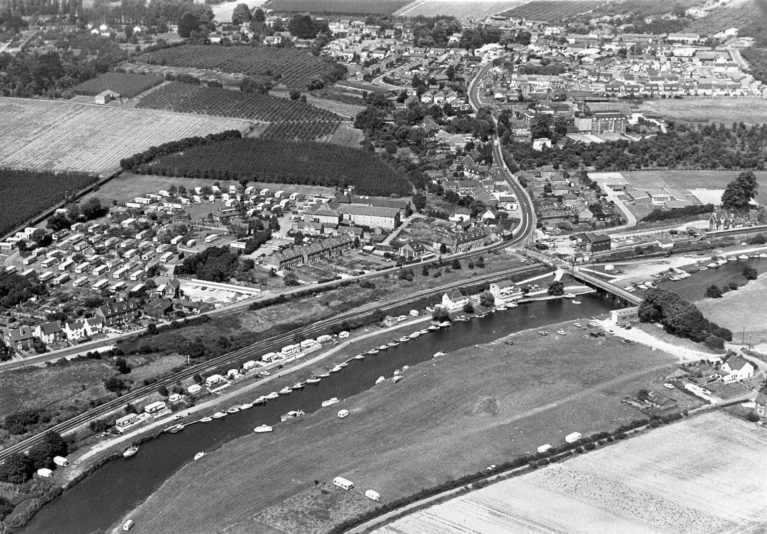 Another aerial photo from 1978, this time of Wateringbury