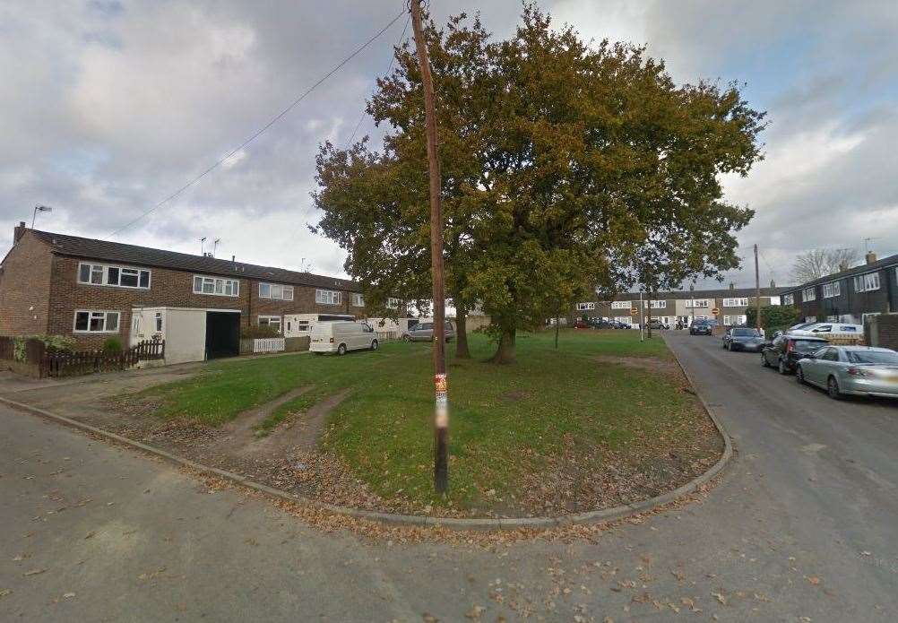 The incident took place in Cedar Drive, Edenbridge, last night. Picture: Google Street View