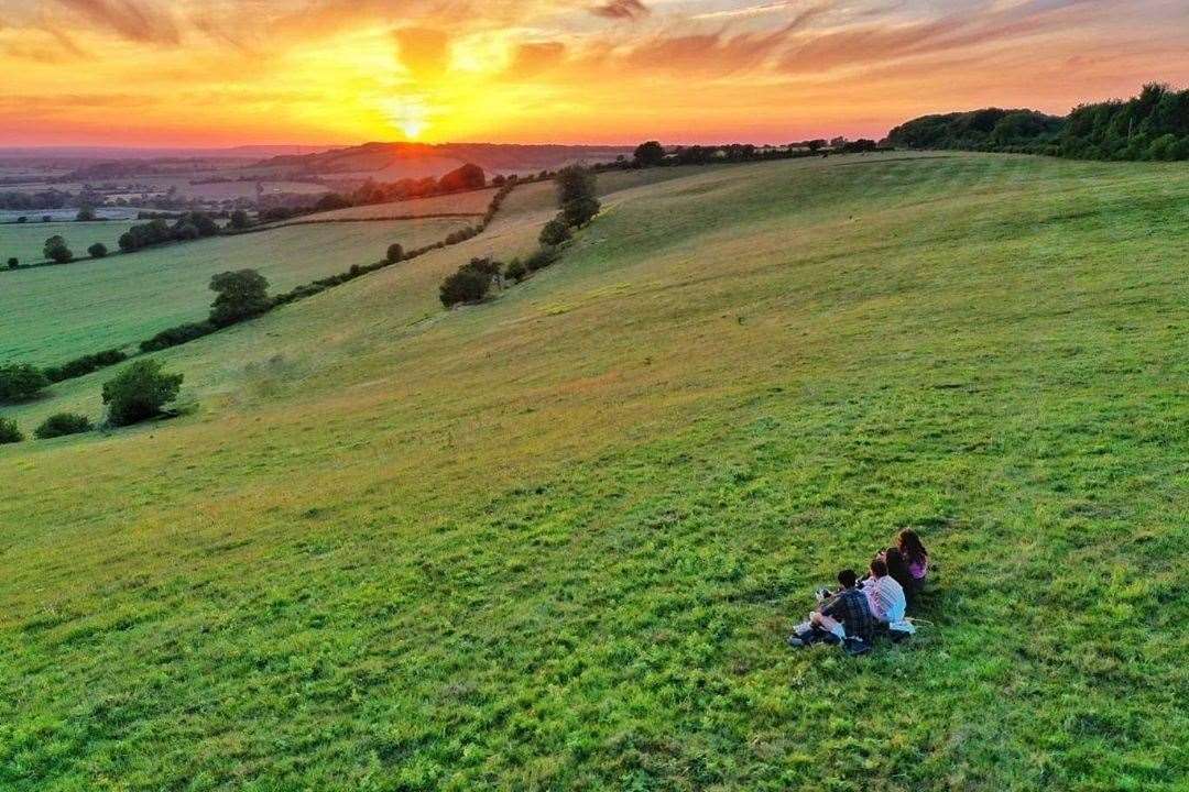 Farthing Common, on the Kent Downs. Photo: visiontranquilo and apartphotography on Instagram