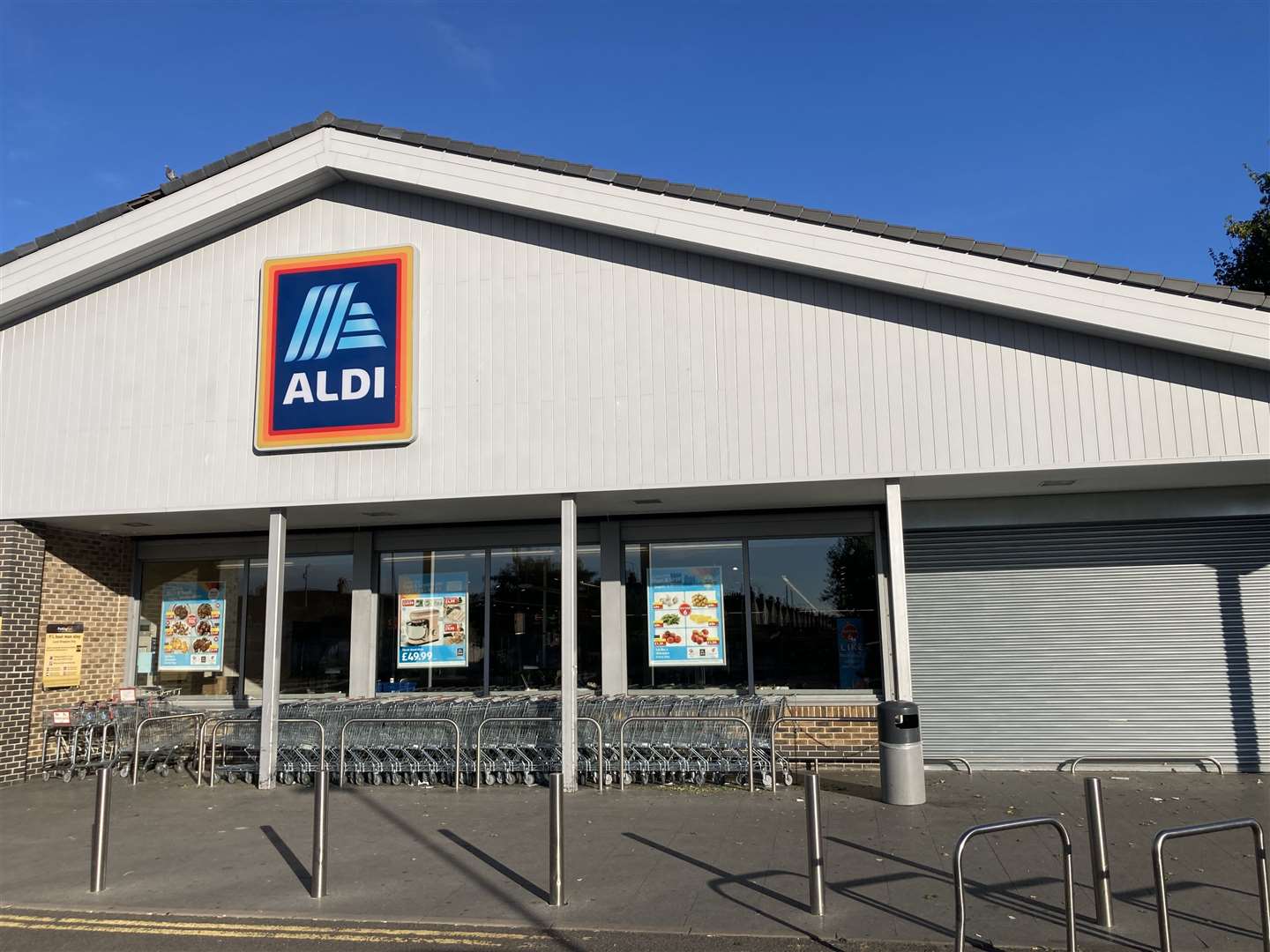 Aldi's supermarket in Sheerness. Picture: John Nurden