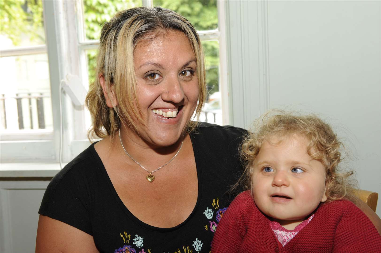 Meena Caister and her daughter Daisy