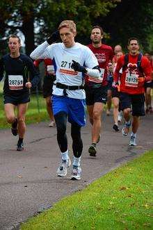 Radio 1 Newsbeat reporter Ben Mundy who will be running the London Marathon for Demelza Hospice Care for Children
