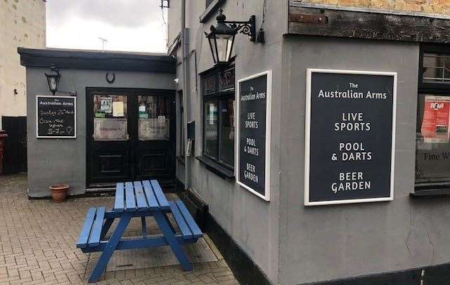 The Australian Arms, a free house on Ashburnham Road in Ramsgate, can claim to be the only pub in England with this unusual name