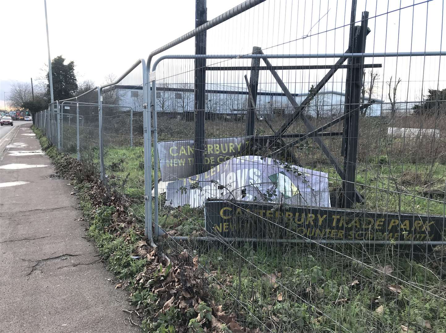 The Sturry Road site, which used to be part of the Southern Water sewage works, has long been a blot on Canterbury's landscape
