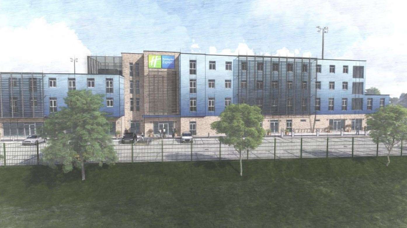 A new 120-bed Holiday Inn Express will also be built. Pic: GPM2 Design