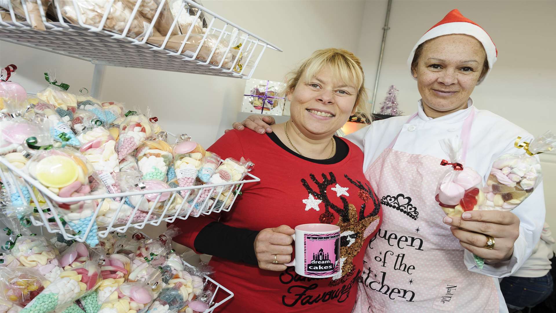 Clare Somerset, left, and Jackie Brinkley from I Dream Cakes