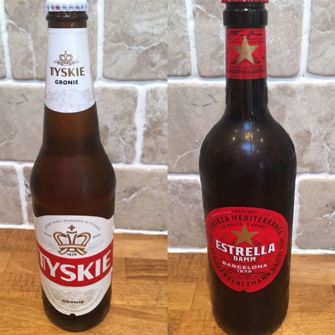 Poland’s best seller in Poland and the UK, Tyskie came fifth in our Euro competition and Estrella Damm was Spain’s representative and finished in sixth place