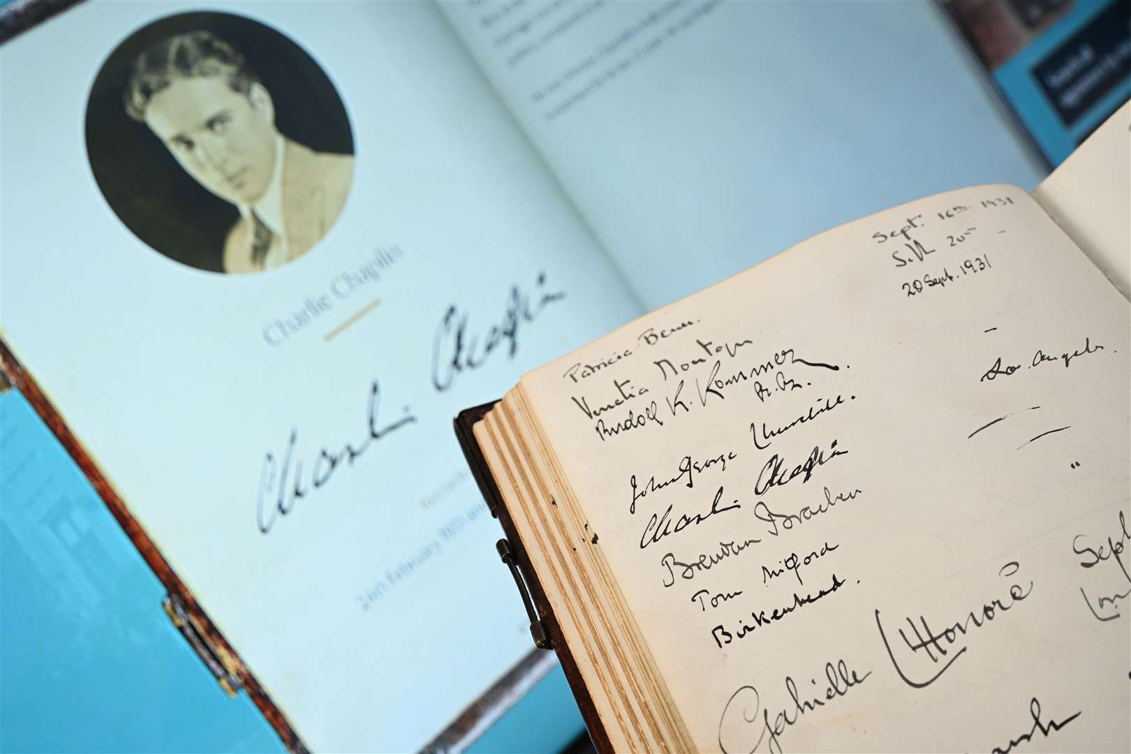 The Chartwell visitors’ book which has now been digitised Picture: National Trust Images/John Millar