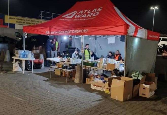 Kyiv Lions club at the Belgian/Dutch border