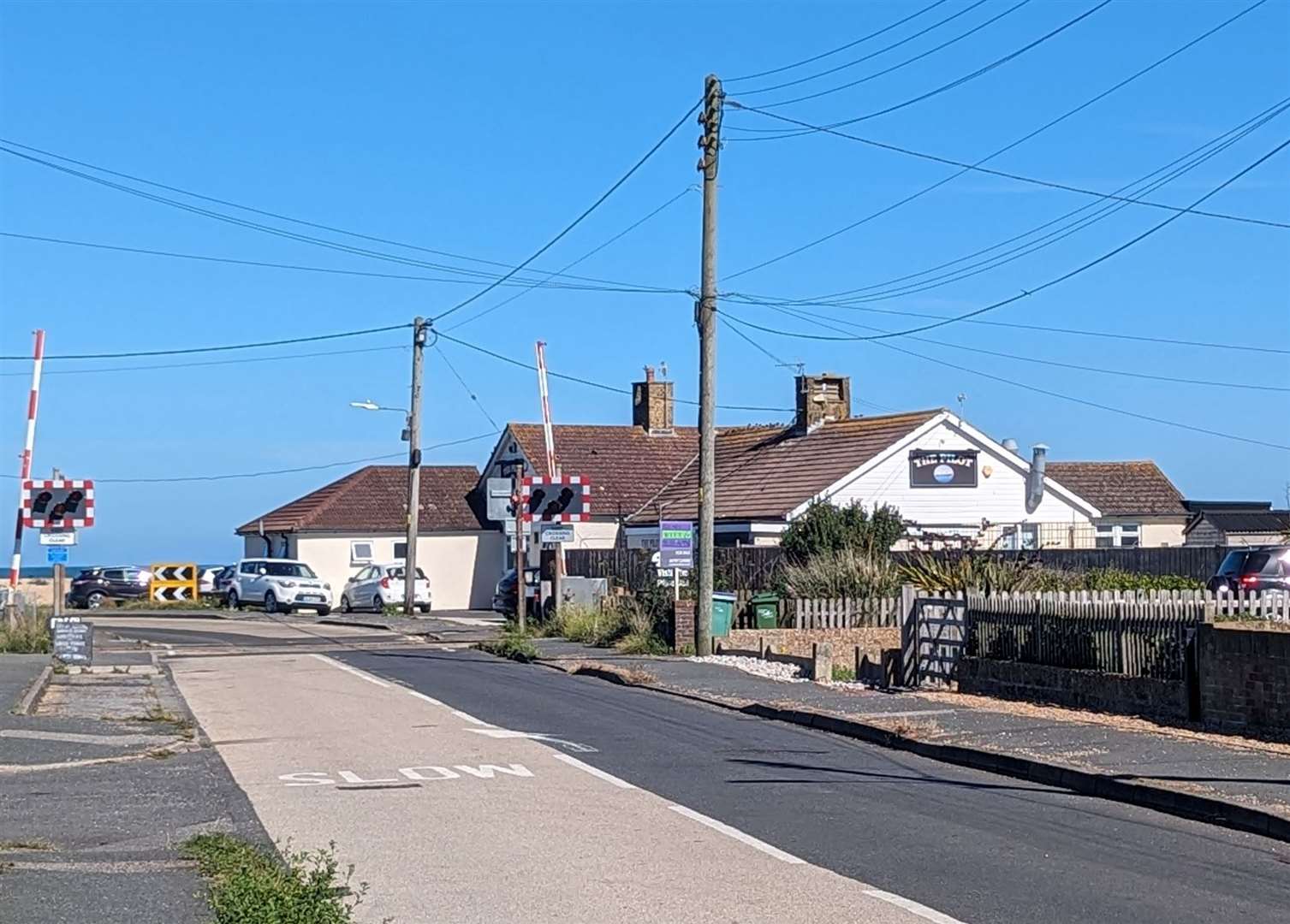 The Pilot Inn at Lydd-on-Sea sits on the edge of the shingle expanse of Dungeness