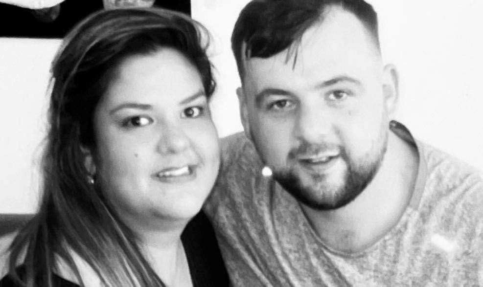 Hayley Burke, 36, with Jacob Cloke, 29. Picture: Facebook