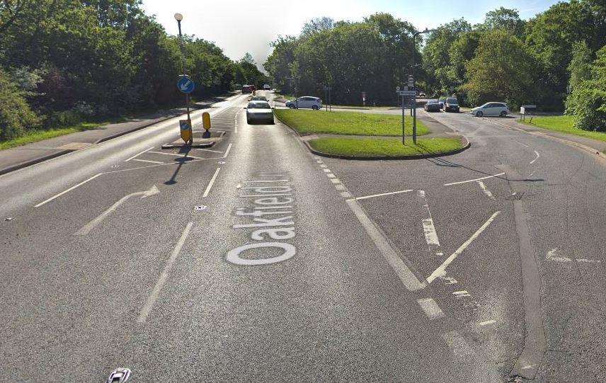 A pedestrian was hit by a car in Oakfield Lane, Dartford. PIcture: Google Maps (7058748)