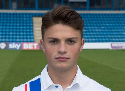 Gillingham youngster Aidan Blanchard scored the winner against Cardiff. Picture: Barry Goodwin