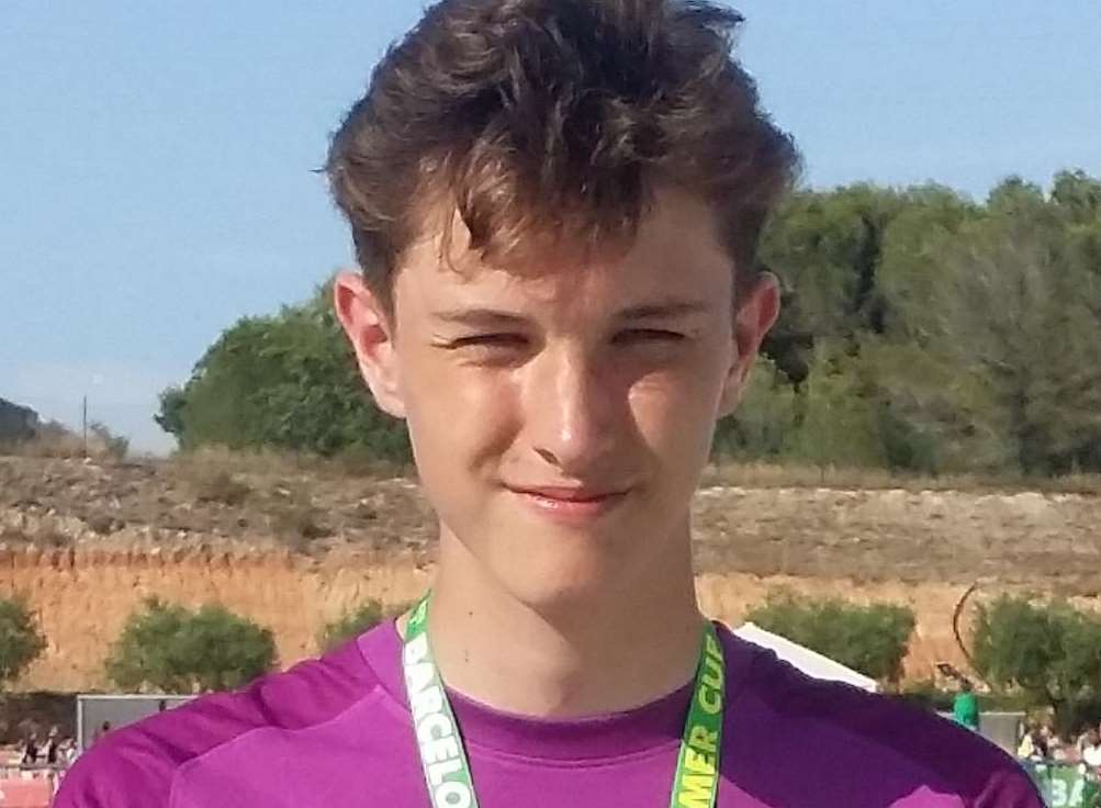 Henry Lovering, 15, is being penalised by his school, Oakwood Grammar, for taking time off school to go to a football competition in Barcelona