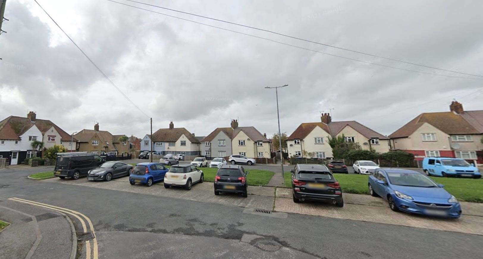 A motorbike was stolen from Addiscombe Gardens, Margate. Picture: Google