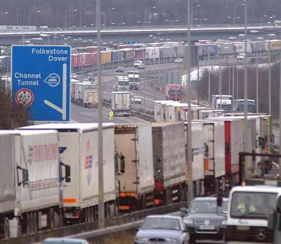 The search for a lorry park in Kent began in 2015
