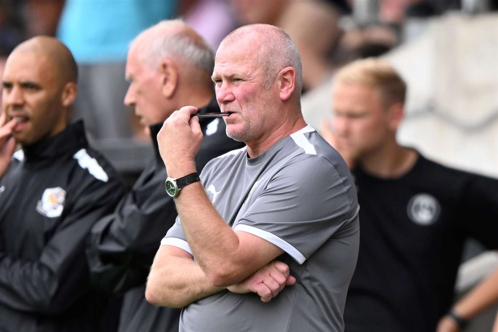 Dartford manager Alan Dowson has seen some good signs in his team but has bemoaned individual mistakes Picture: Keith Gillard