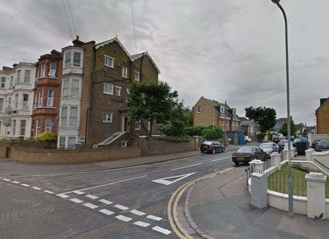The burglary took place at a house in Albion Road in Margate. Picture: Google Street View