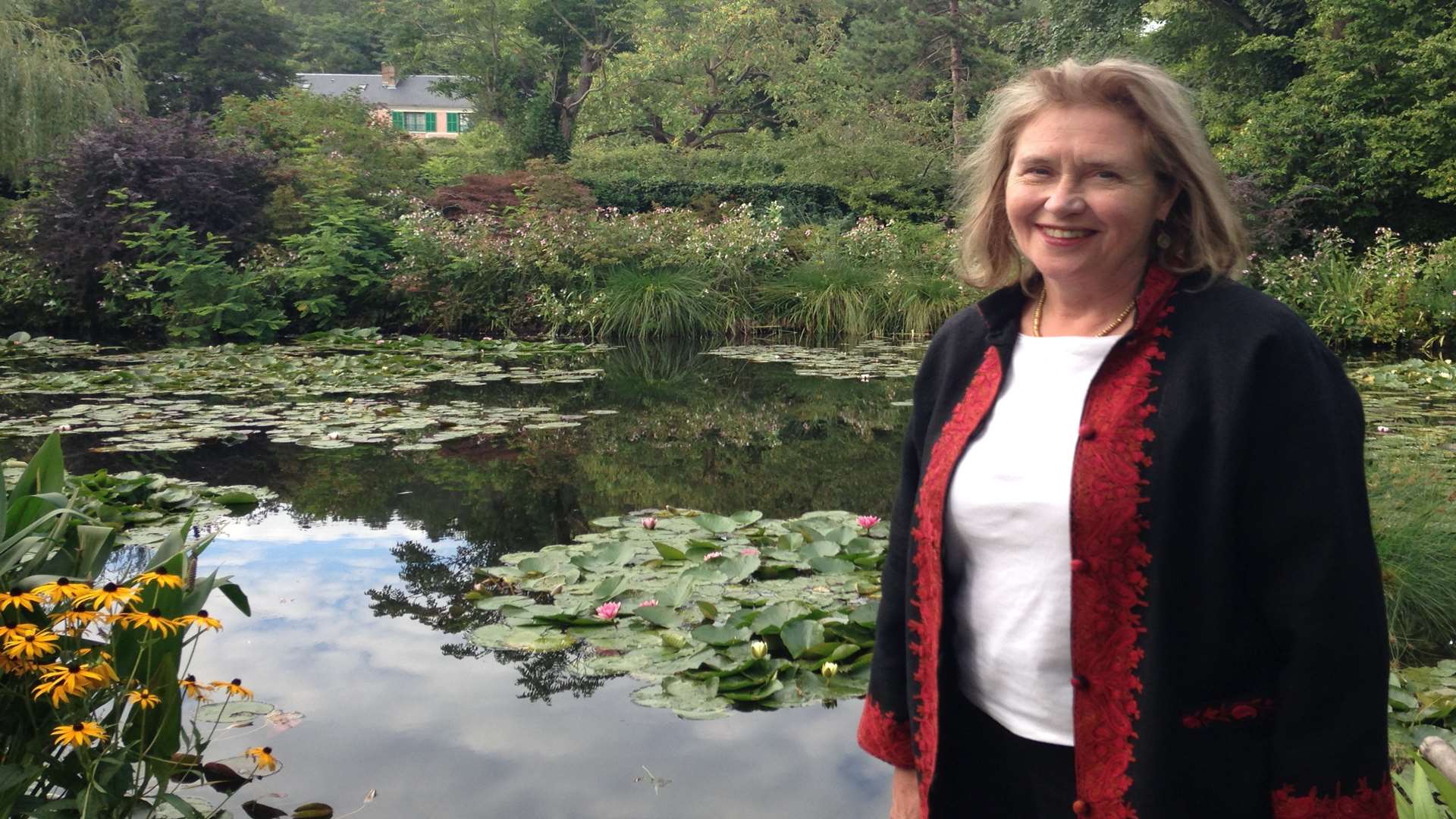 Royal Academy of Arts curator Ann Dumas at Claude Monet's former home in Giverny, France