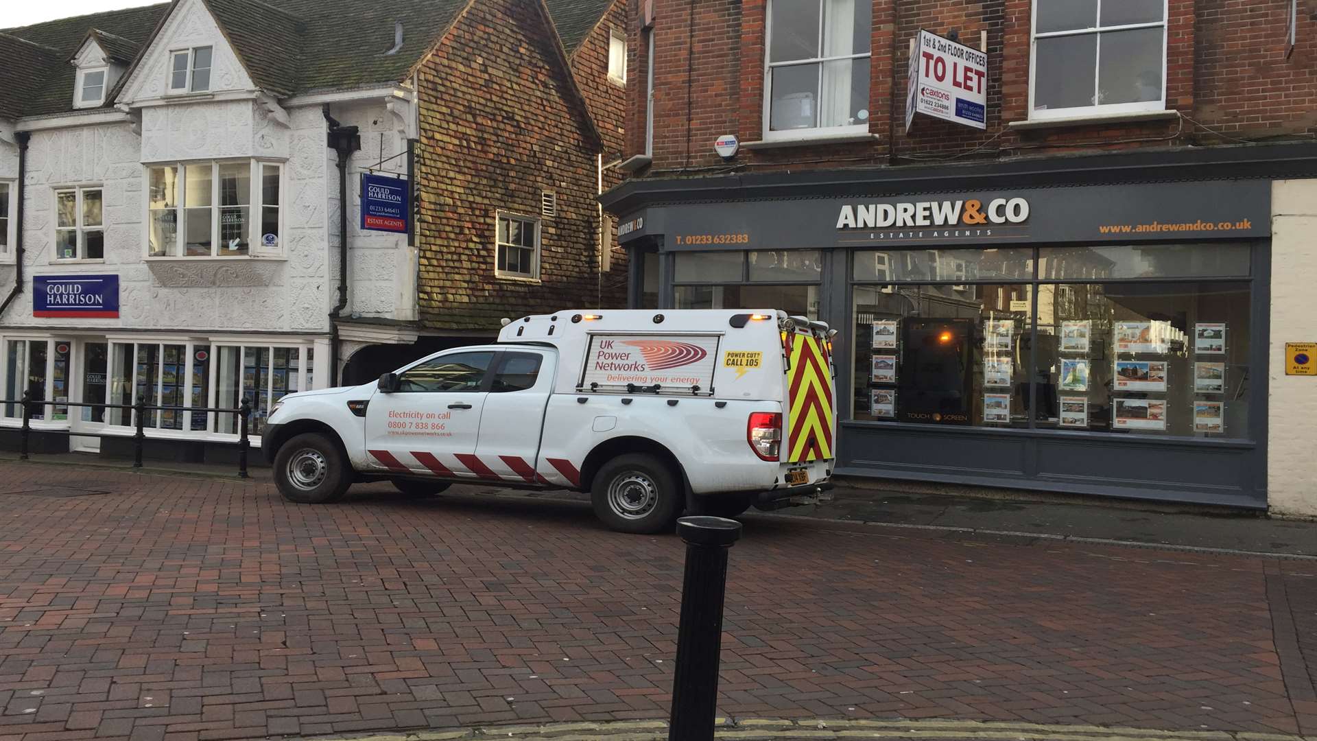 UK Power Networks engineers are in Ashford town centre