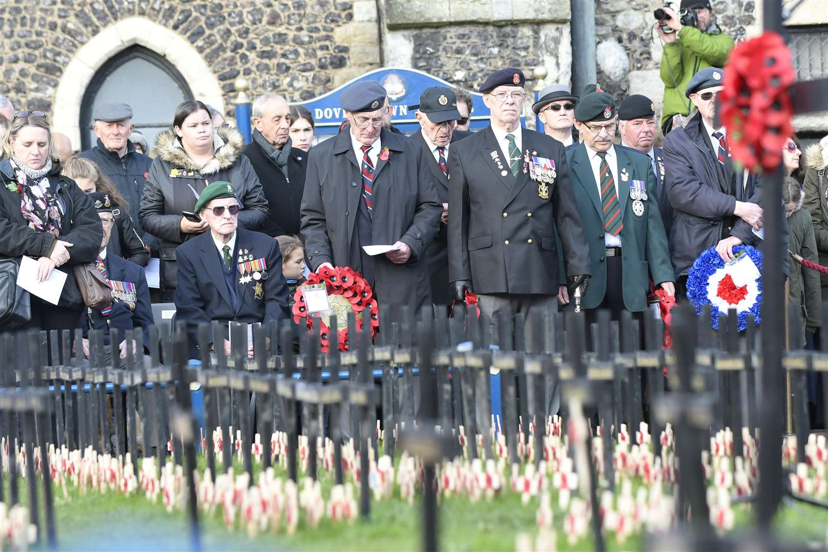 Last year's Remembrance Sunday service at Dover
