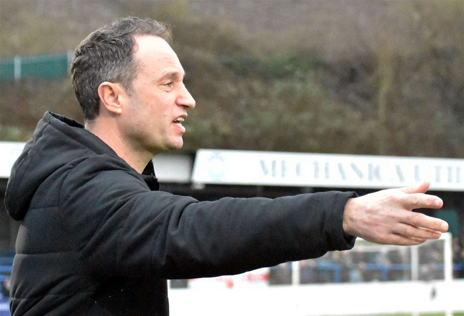 Manager Jake Leberl – admits Dover’s National League South relegation appears inevitable. Picture: Randolph File