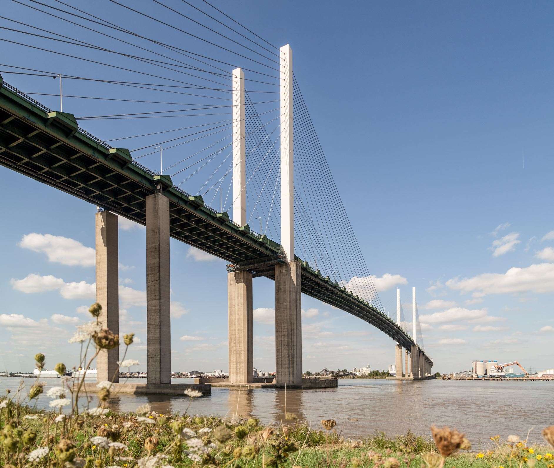The Dartford Crossing saw a 9% increase in traffic carrying goods and food bringing it to 42% of all journeys