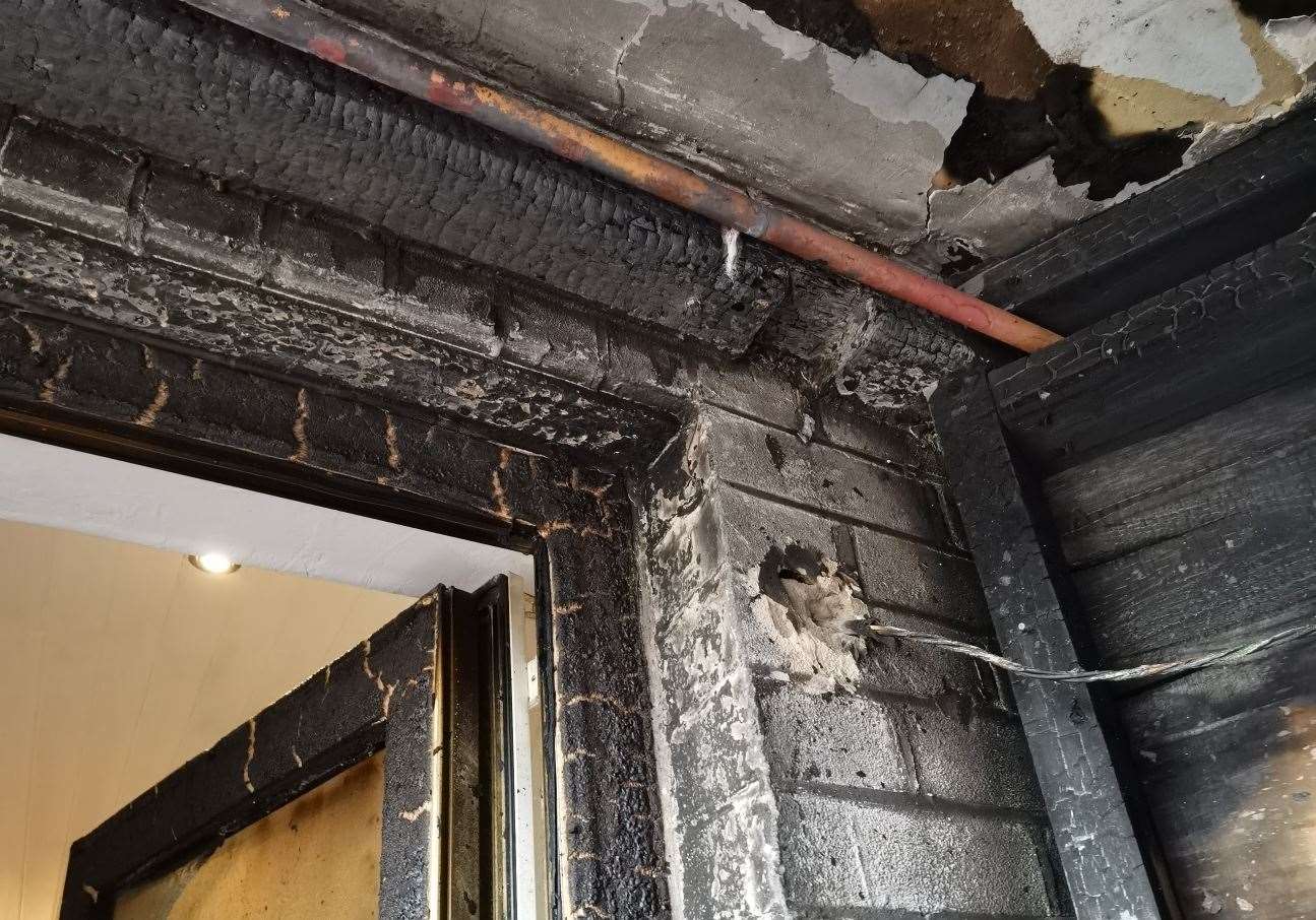 Daughter Trish McFarlane says he mother is struggling to cope and have criticised the way the repairs process is being handled by Gravesham council. Picture: Trish McFarlane