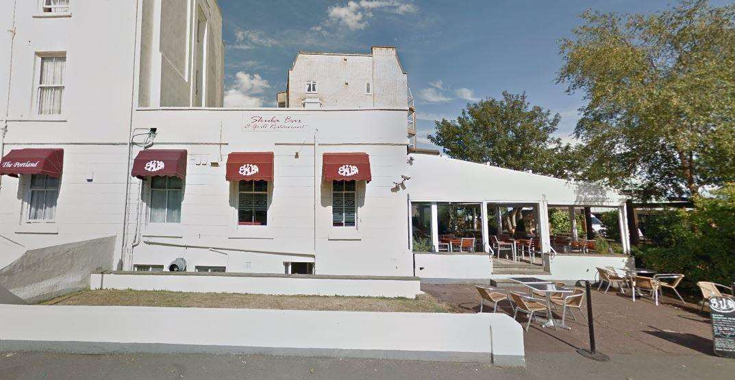 The alleged victim had been drinking at the Scuba Bar in Folkestone. Picture: Google Street View