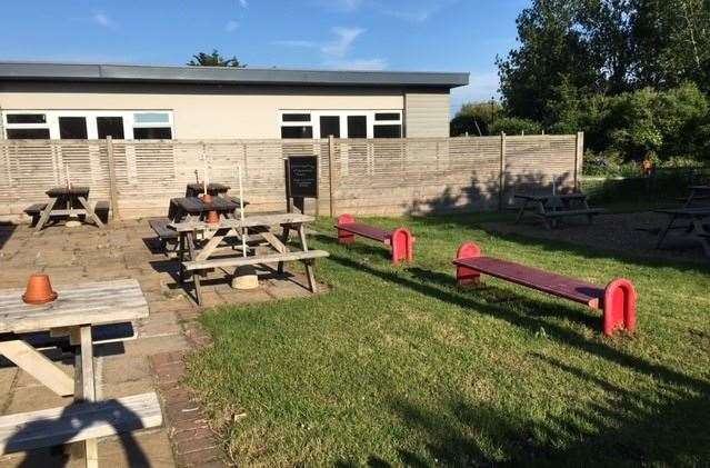 There is an extensive garden with even more seating beyond the Viking Trail track which runs right past the pub