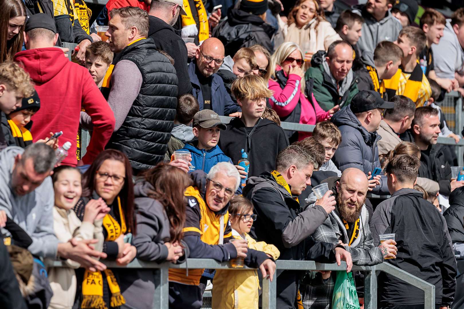 Maidstone fans are encouraged to buy play-off eliminator tickets in advance. Picture: Helen Cooper
