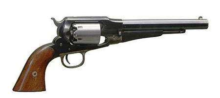 A replica 1858 remington revolver - like the one used by Antoine Anicotte