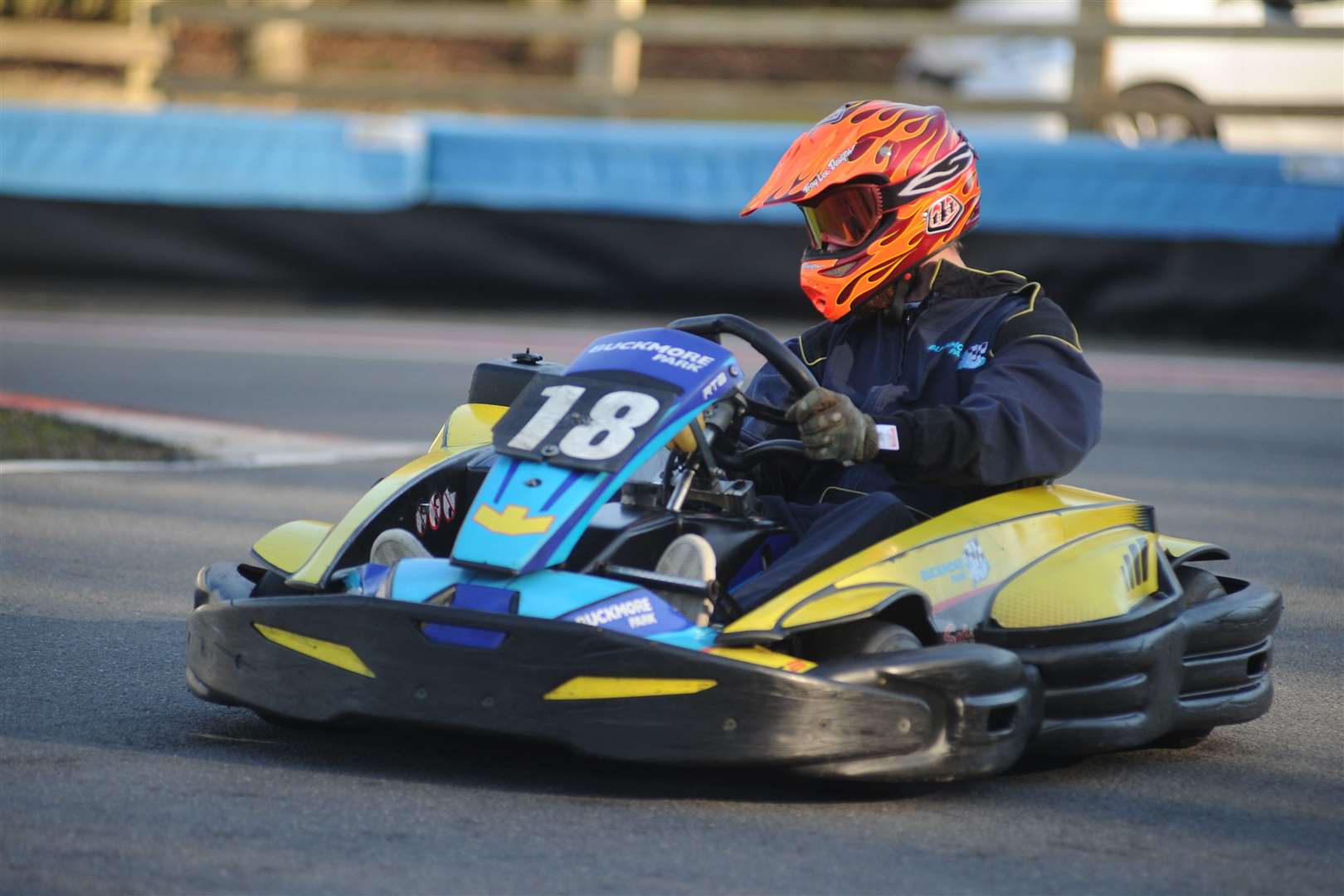 Buckmore Park kart circuit, Maidstone Road, Chatham will play host to the annual Back on Track race .Picture: Steve Crispe.