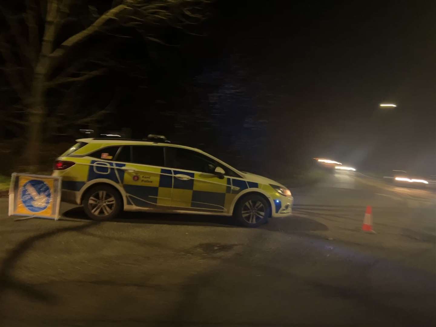 Police have closed part of the A2 in Faversham