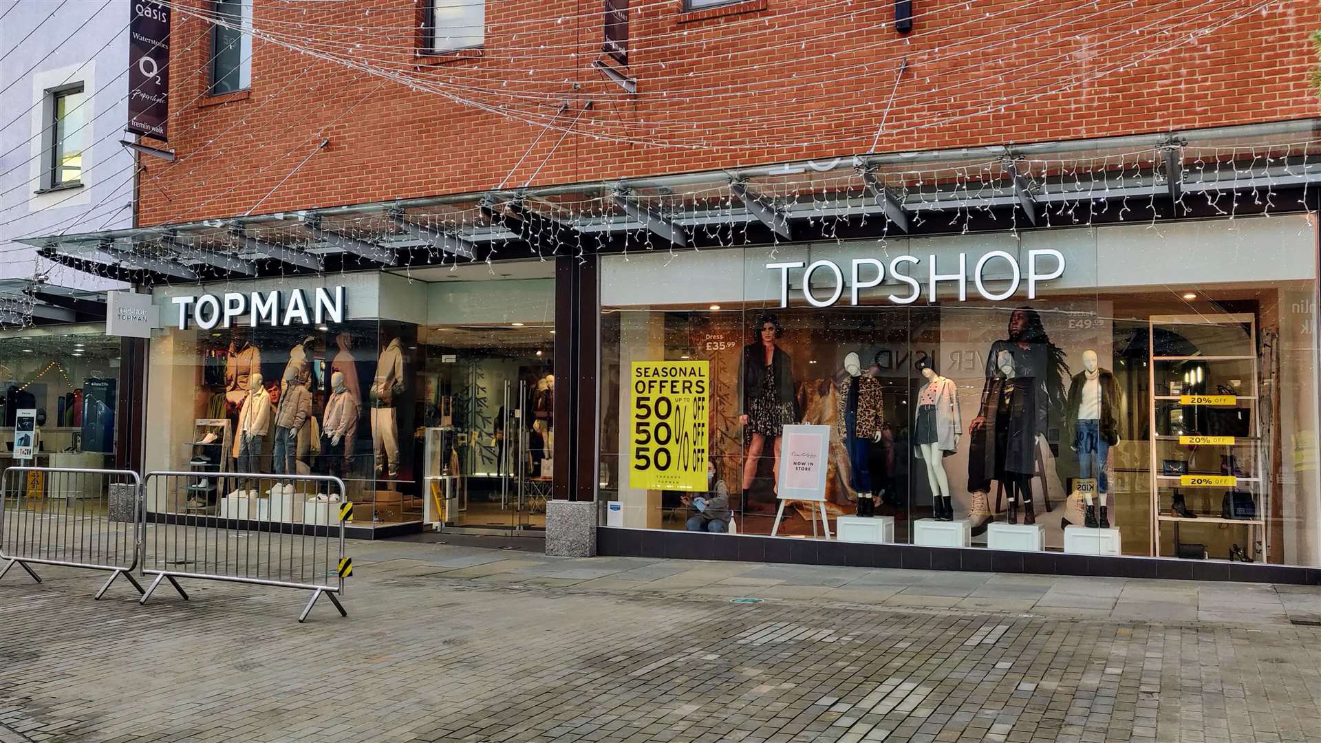 Topshop in Maidstone will close following the takeover of the brand