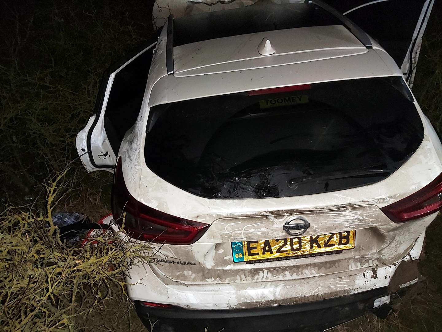 Hakeem Lewis-Harrison, of Rainbow Road, Erith has been jailed after crashing his Nissan car into trees before fleeing the scene in Grays, Essex leaving behind two women in the burning wreckage. Picture: Essex Police