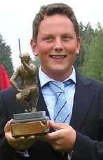 Bill Britton with the Watson Trophy