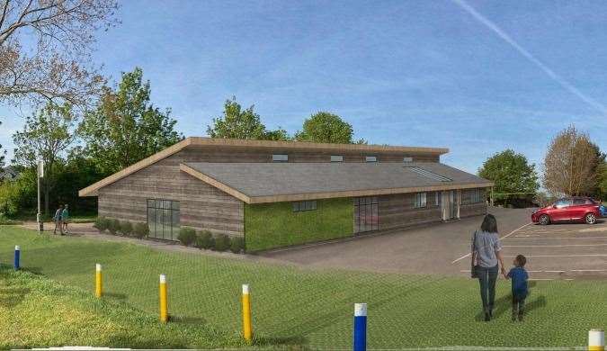 Plans have been resubmitted to build a nursery on the site of an existing car park in Swanley. Photo: Haskins Designs Ltd/Sevenoaks council