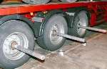 DRUGS FIND: almost 10kg of pure cocaine was found hidden in the lorry's axles. Picture courtesy CUSTOMS AND EXCISE, DOVER