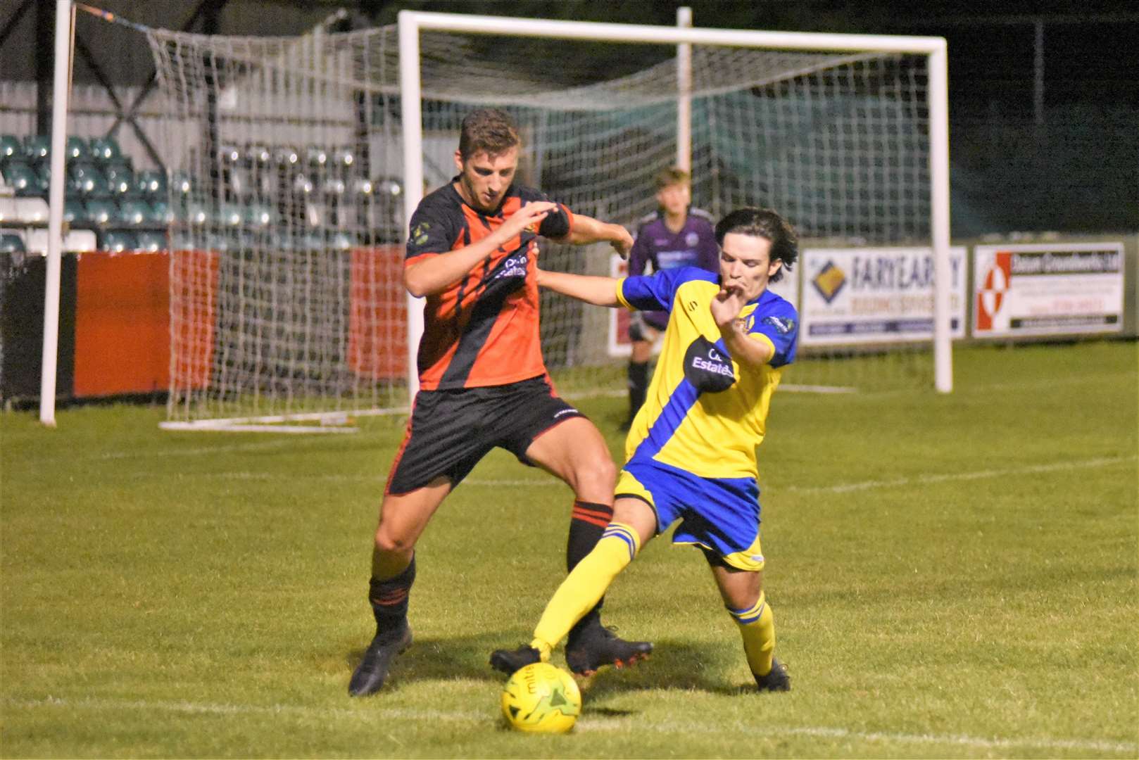 Kane Rowland made his debut for Sittingbourne in a match against the reserves on Tuesday night Picture: Ken Medwyn (41806004)