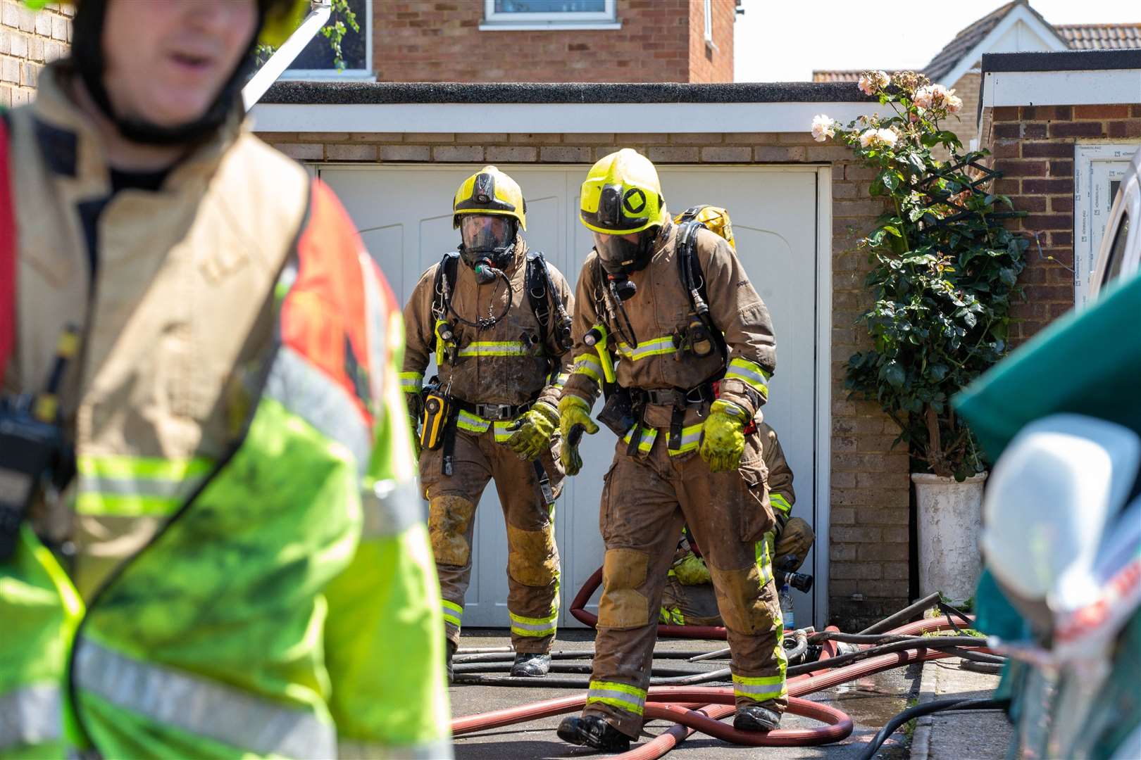 Two crews attended a blaze in Rochester. Stock picture