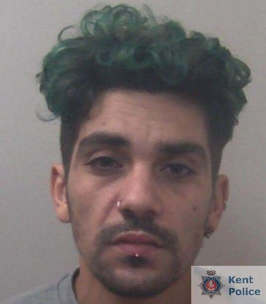 Alex Batista was sentenced to 27 years for his part in a planned attack last year at the Cricketers Inn in Wrotham Road. Picture: Kent Police