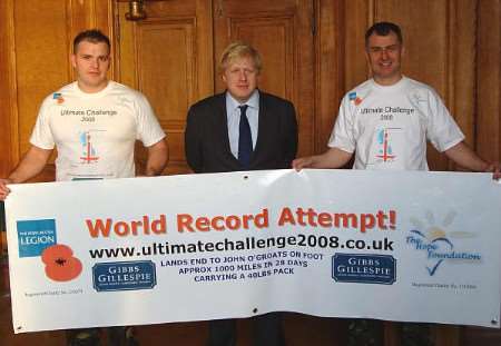 Greg Mote and Gary Canning with Boris Johnson MP