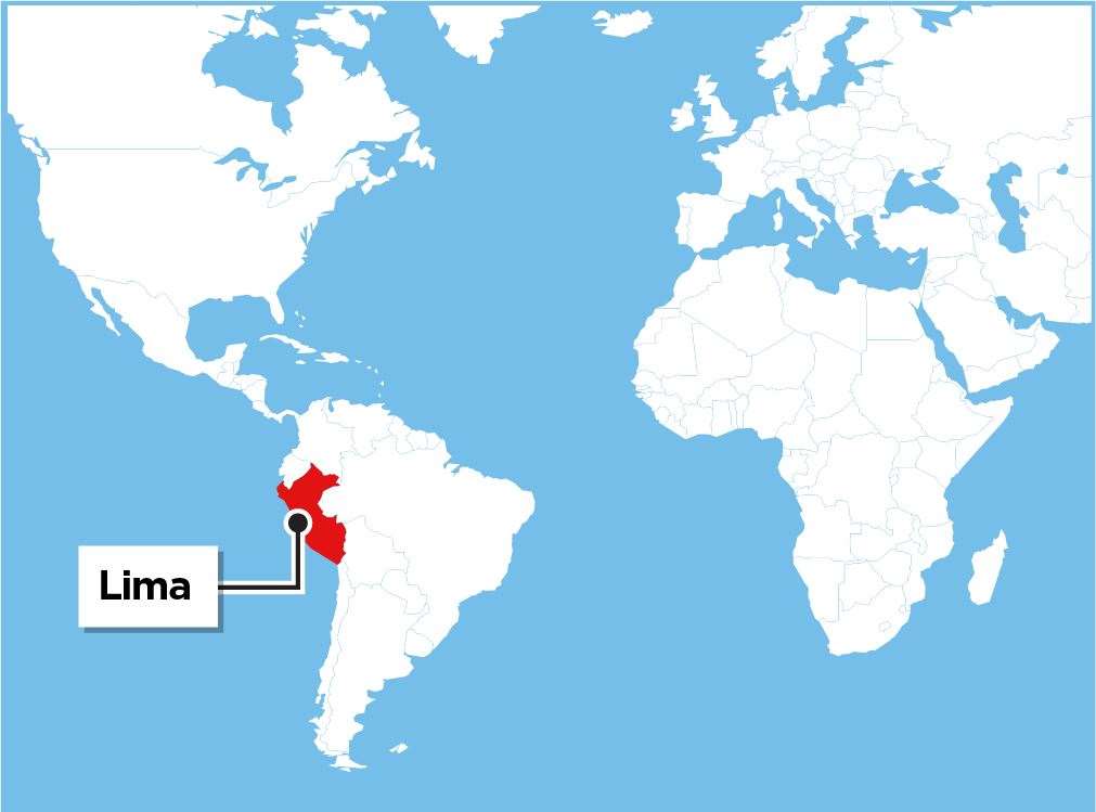 Lima, Peru, is in South America
