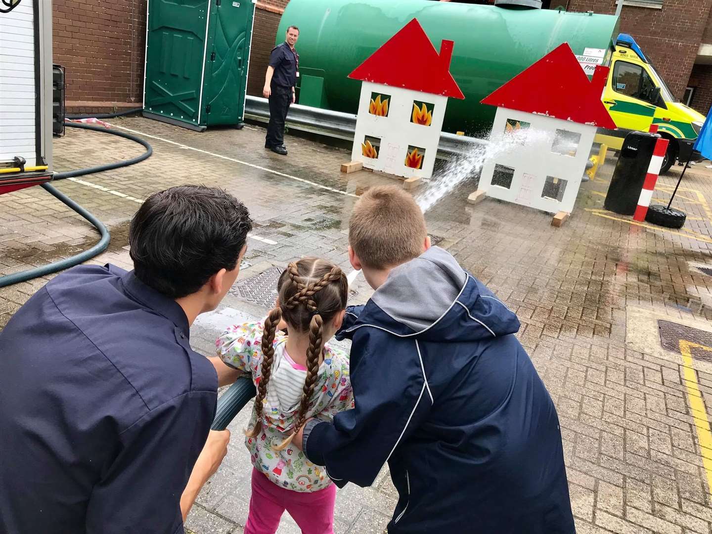 Fun, games and learning at last year's open day at Folkestone station. Picture: KFRS