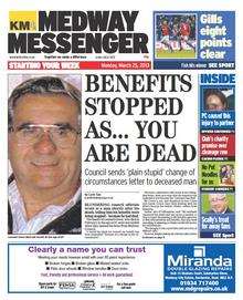 Medway Messenger, Monday, March 25