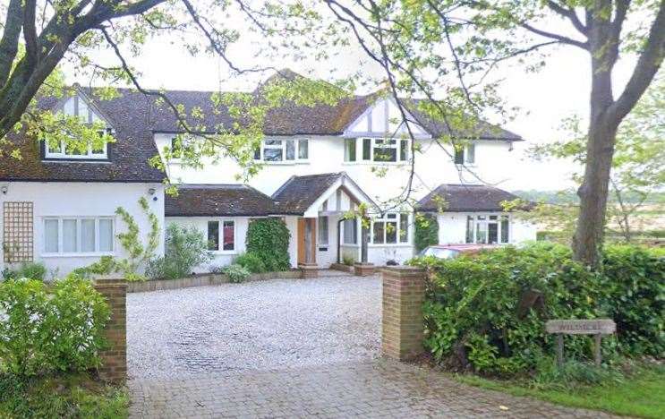 A five-bedroom house in Philpots Lane sold for £1.5 million more than a decade ago. Picture: Google