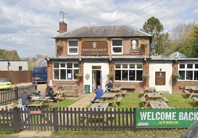The King William IV pub in Pembury is banning Russian products. Picture: Google