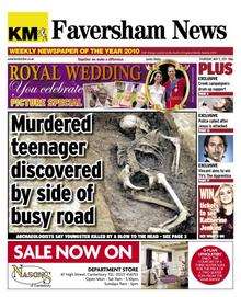 Faversham News front page from May 5 this year
